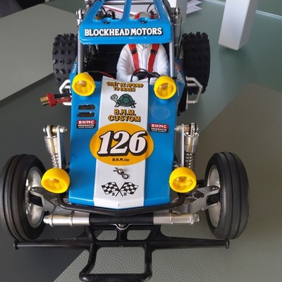 Rc Auto Tamiya Wild One Blockhead Offroader Buggy ungefahren