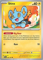 Shinx 068/193 Paldea Evolved Common