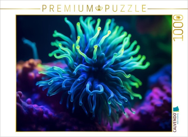 Calvendo Puzzle Play Of Colors Of Depth | 1000 Pieces, Finished Size 25.2 × 18.9-image