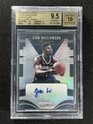 2019-20 Panini Prizm Zion Williamson RC Rookie Signatures Auto Silver BGS 9.5/10