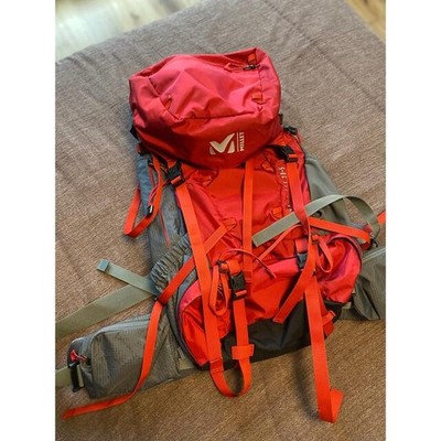 MILLET Saas Fee 30+5 Hiking Backpack Deep Red Nylon 62cm 27cm 22cm From Japan