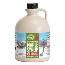 64 Fl Oz Pure Vermont Maple Syrup - Dark Robust Flavor - Friendly