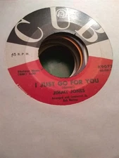 Jimmy Jones, I Just Go For You ~ 1960 Cub 45