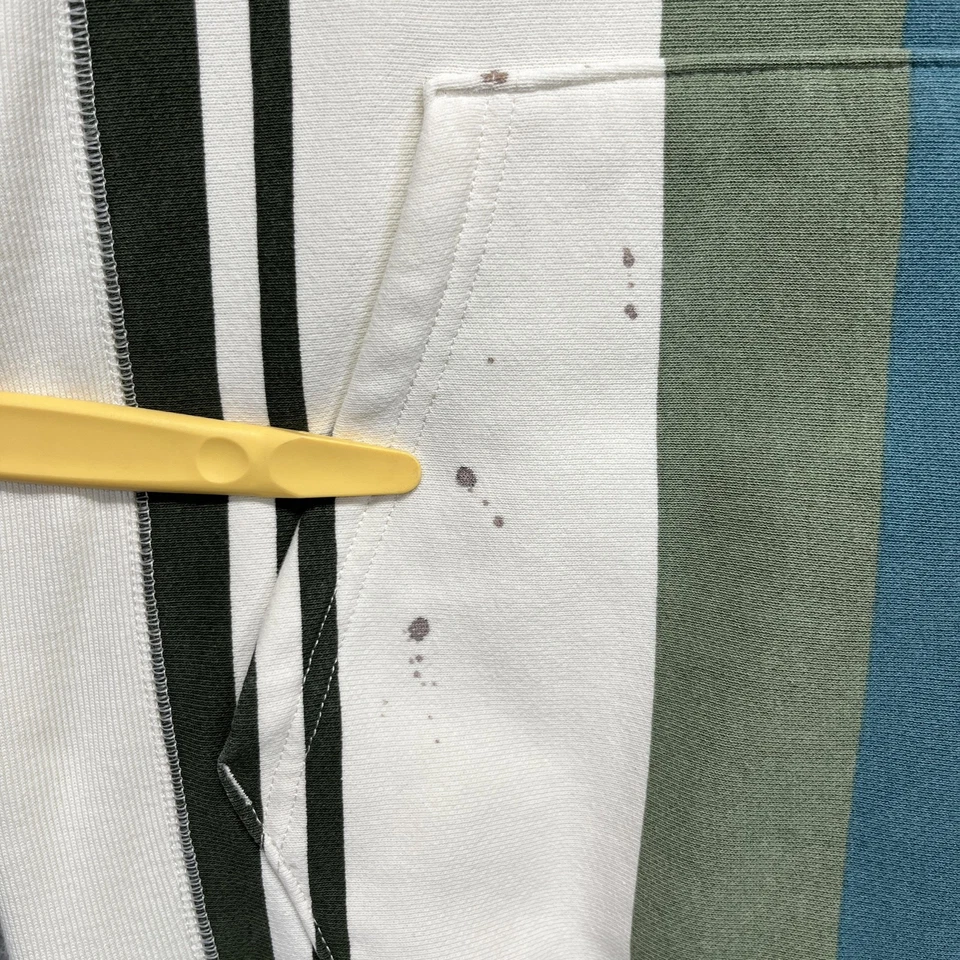 Champion Sudadera con Capucha Tejido Inverso Para Hombres Pequeña Rayas Pullover Sudadera Retro Foto 3 de 4