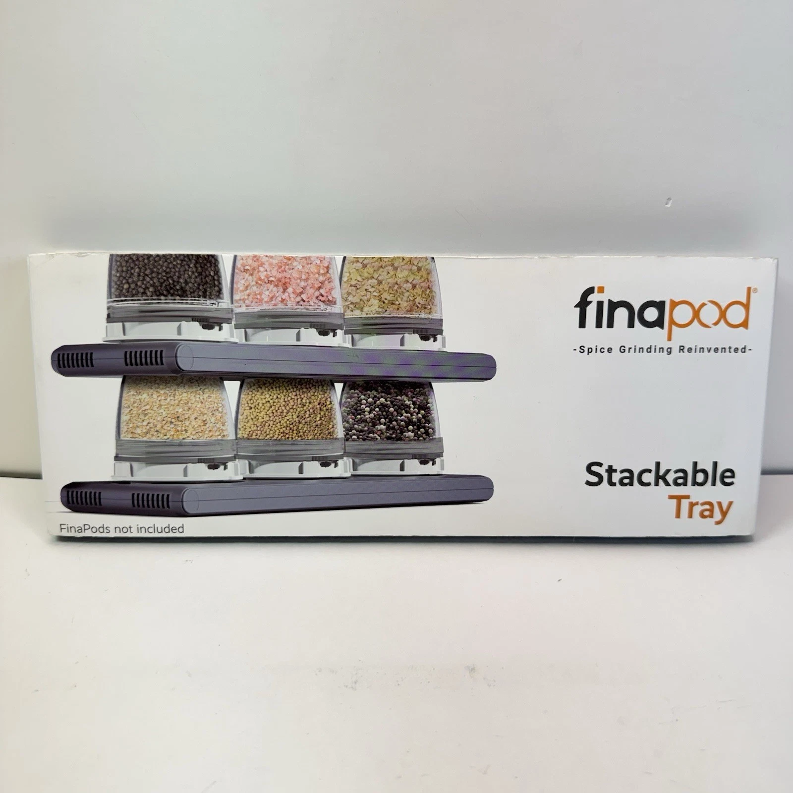 HTF Finamill Black Spice Grinder STACKING TRAY FinaPod (Pods Not Included)