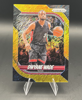 2025-26 Panini Prizm Basketball Dwyane Wade Gold Shimmer FOTL Jersey Match 03/10