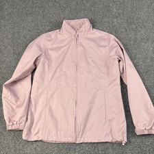 Ellesse Jacket Womens Medium Pink Sportivo Full Zip Lightweight Windbreaker