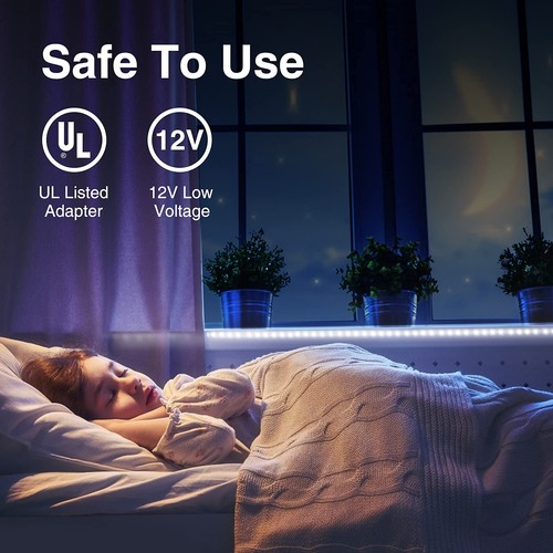 LED Light Strip,16.4ft Dimmable LED Tape Light, 6000K Daylight White Strip Li... - Picture 5 of 8