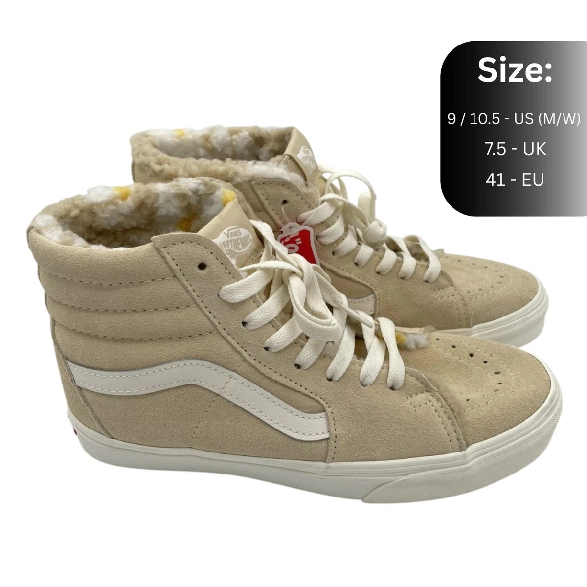 Vans Sk8- High Cozy Hug - Biscotti for sale | eBay display picture 1