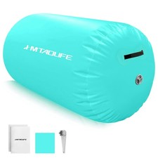 Gymnastics Air Roller Air Barrel, Inflatable Tumble Roller Mat, Air Roller Gy...