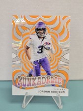 2023 Panini Illusions Jordan Addison Funkadelic Orange & Base #17 (RC) Vikings