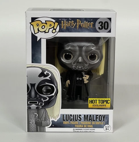 Funko Pop Harry Potter #30 Lucius Malfoy Death Eater Hot Topic Exc. - Box Damage