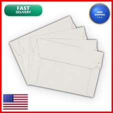 500 EcoSwift 6.5 x 4.5 White Rigid Photo Mailers Self Seal Envelopes