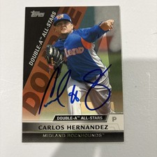 Carlos Hernandez 2011 Topps Double-A All Stars Card #DA41 Autographed Signed