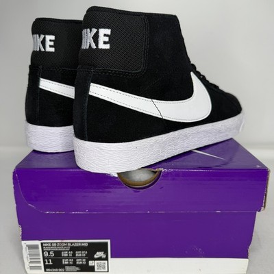 Nike SB Zoom Blazer Mid Black White Men's Sizes 864349-002 BRAND