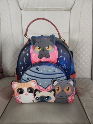 Disney The Marvels Flerken Kittens Mini Backpack Box Lunch Exclusive