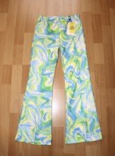 Schlaghose 134/140 Freizeithose bunte Schlupfhose für Mädchen elastischer Bund