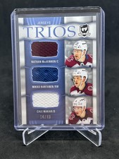 2024-25 Upper Deck The Cup Trios Jersey MacKinnon/Rantanen/Makar Patch /49