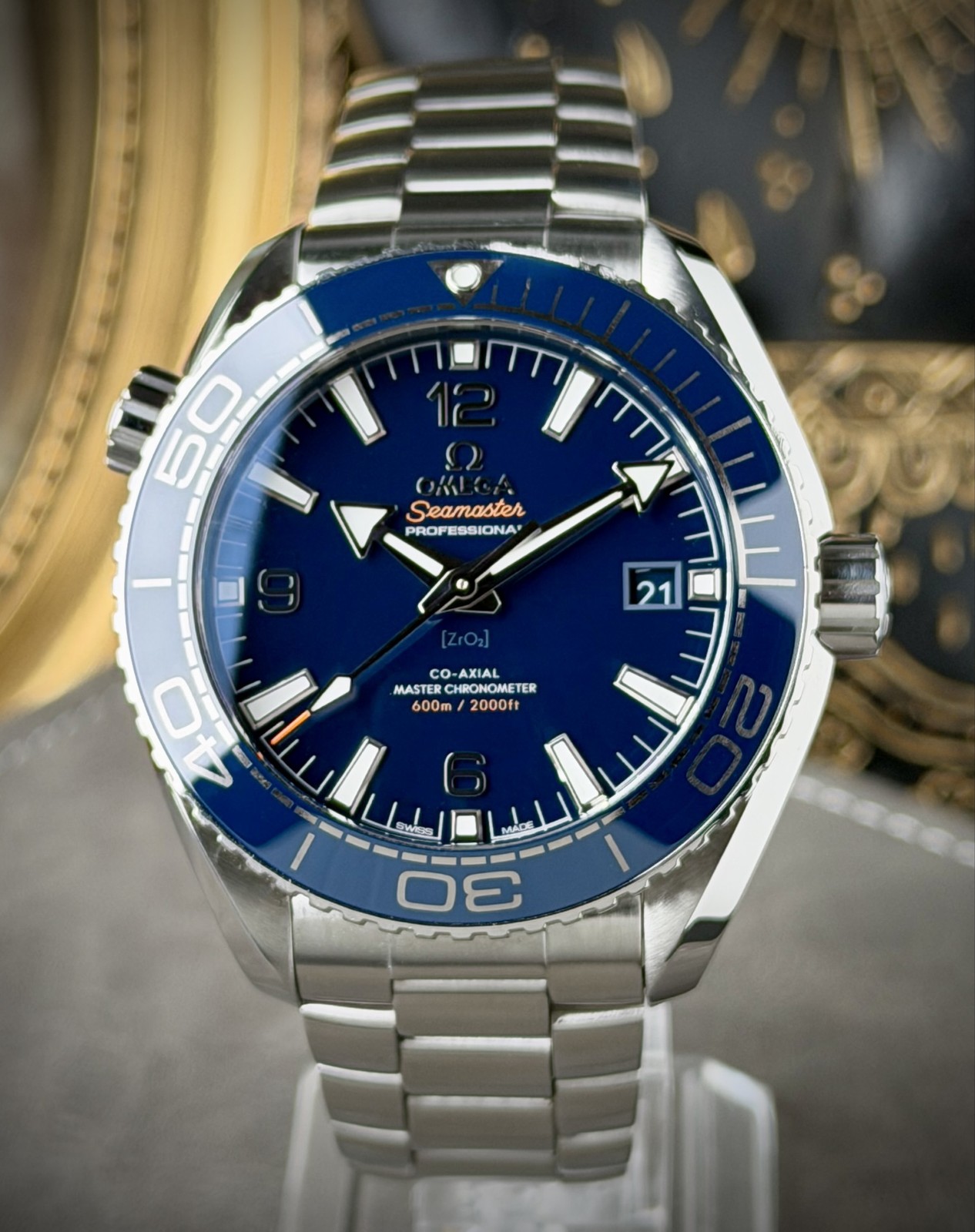 Omega Seamaster Planet Ocean 215.30.44.21.03.001 Blue, Full Set 2025