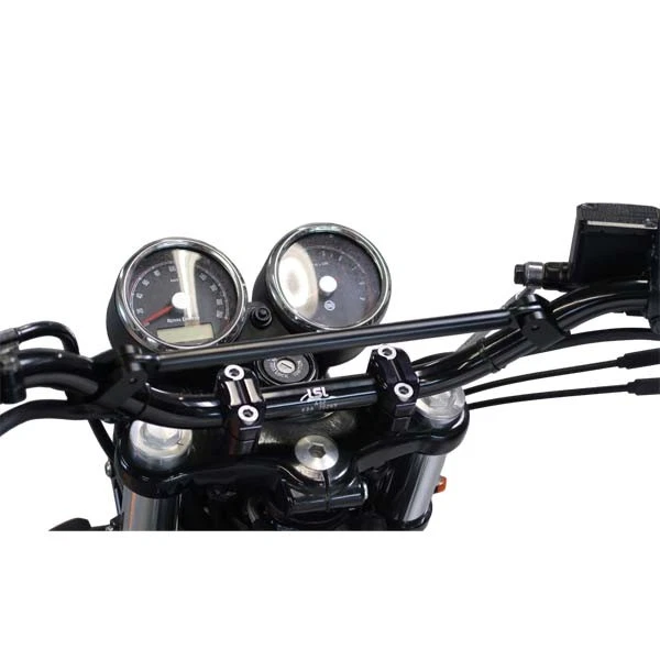 Traversino da manubrio alluminio nero opaco Highsider Pro CROSS-BAR - Immagine 4 di 4