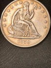 1859 Seated Liberty Half Dollar--Beautiful XF Coin
