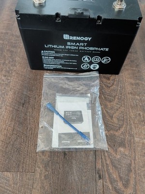 RENOGY RBT100LFP12S Lithium Iron Phosphate 12V 100AH Tested 98.87AH Battery