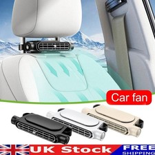Car Back Rear Seat Headrest 3 Speeds USB Fan Air Cooling Fan For SUV Truck Auto