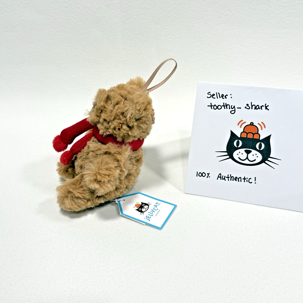 Jellycat Bartholomew Bear Decoration BNWT - Retired & Rare