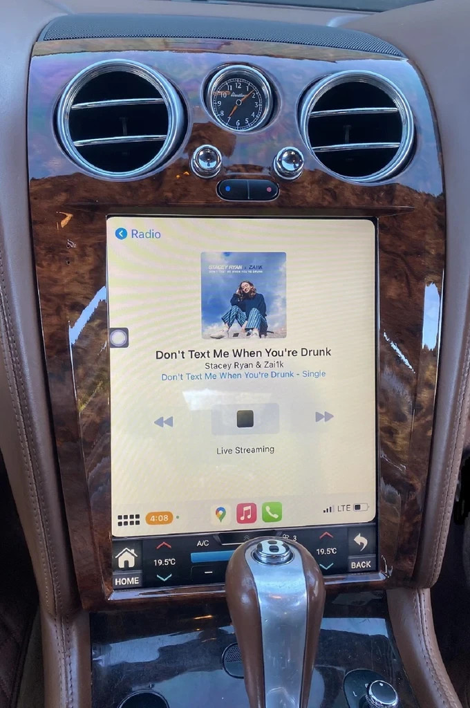 For Bentley Continental GT 2003-2012 Android Radio Stereo Tesla Style screen 64G