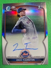 2023 BOWMAN CHROME ZACH THORNTON 1ST ROOKIE REFRACTOR AOTOGRAPH #BDC-187 RC /499