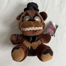 Jazwares Five Nights At Freddy's FNAF Nightmare Freddy 8" Plush Glow Dark Eyes