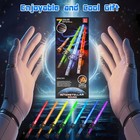 Light Up Sword, Flashing Dueling Sabers for Kids with FX Sound Retractable Blade