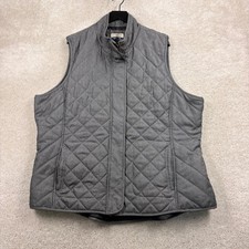 Magellan Puffer Vest Womens Size 3X Gray Slee...