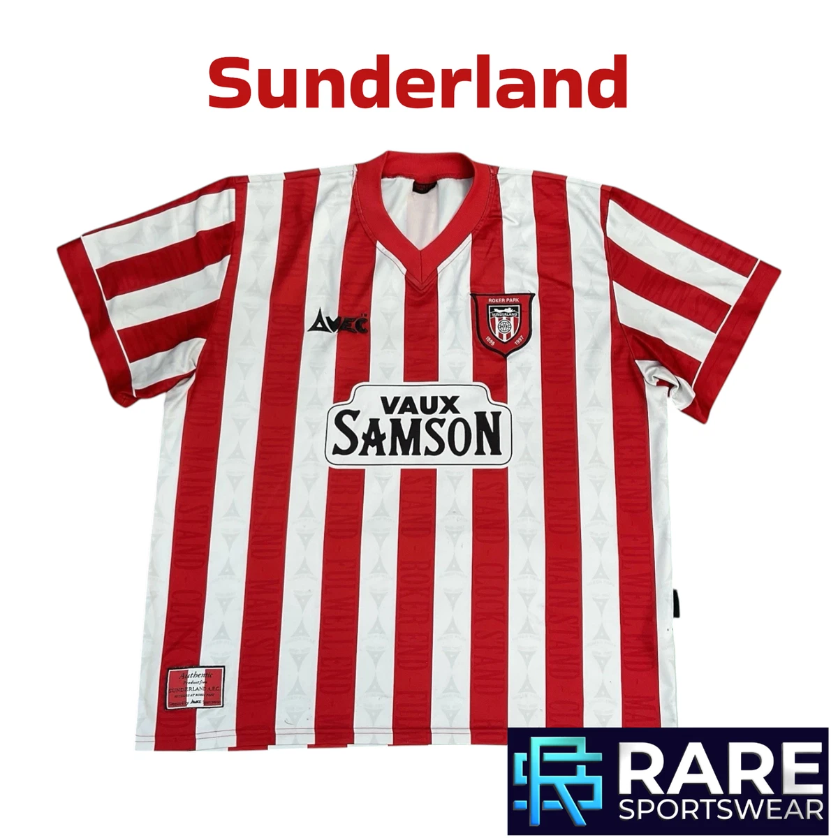 Maillot Football Vintage Sunderland 1996/1997 – Domicile – Rouge – Taille L (42/44)