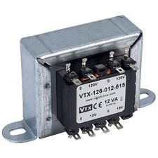 Vigortronix Chassis Mains Transformer 12VA 2x 0-15V