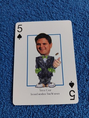 Steve Case Card Wall Street Most Wanted Hero Decks Playing Card Time Warner