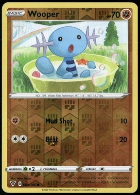 Wooper SWSH04: Vivid Voltage Reverse Holo 083/185