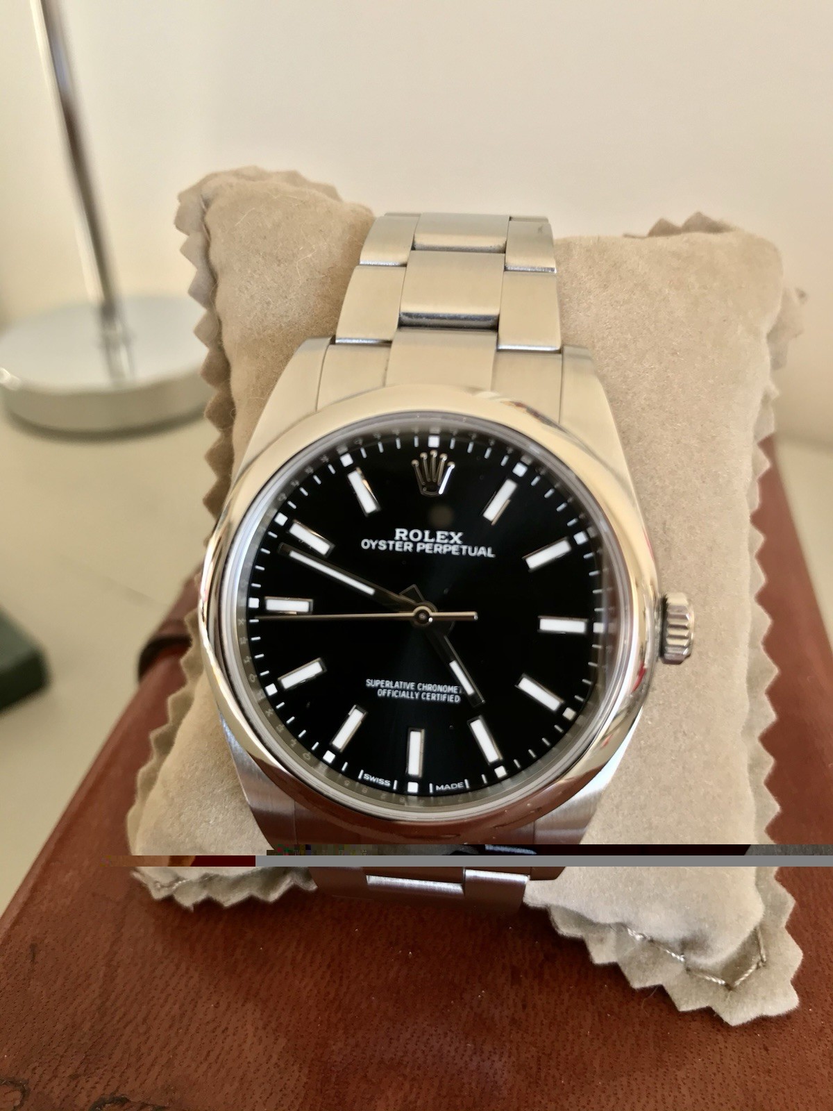 Rolex Oyster Perpetual Blue Men's Watch - 114300