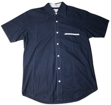 Penguin Short Sleeve Casual Shirt 100 Cotton Size Medium BIN R-46 