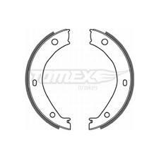 Bremsbackensatz hinten für BMW 3-er E36 5-er E28 E34 6-er E24 7-er E23 | 242461