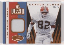 2020 Panini Plates & Patches Canton Cloth Orange 9/75 Ozzie Newsome HOF 06st