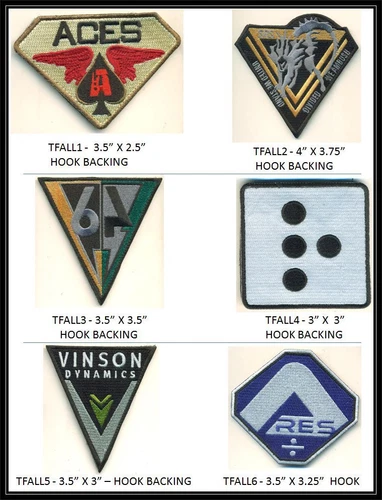 TITANFALL FAN CLUB PATCHES - CHOOSE ONE