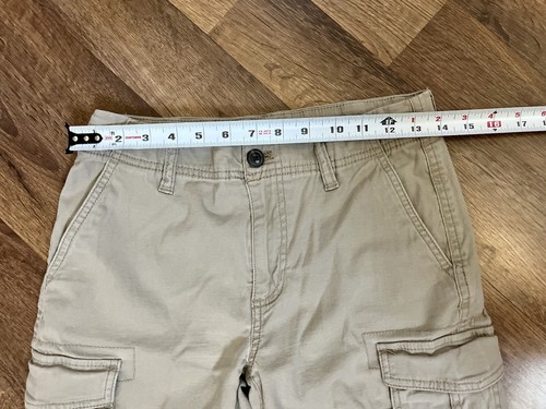 Lot Of 2 (Two) Size 18 Khaki Cargo Mid Rise Shorts-Arizona & Vans Off The Wall - Picture 13 of 19