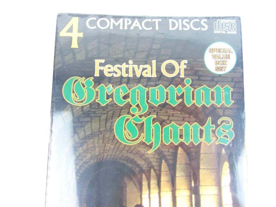 Vintage Festival Of Gregorian Chants 4 Compact Disks Sealed - Image 2 of 4