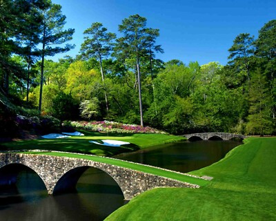 THE MASTERS HOGAN BRIDGE Golf Course  Mousepad 7 x 9 Vintage Photo mouse pad