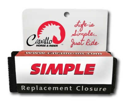 Cavallo Simple Boot Ersatz Touch Tape Befestigungsgurt x 2 