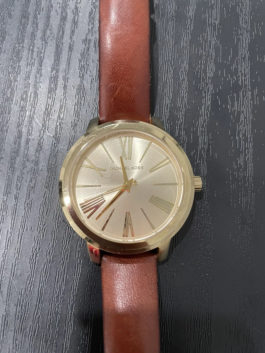 Michael kors watch women cheap leather