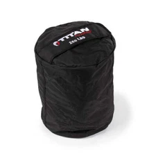 Titan Fitness 250 LB HD Strongman Sandbags, Double Layer, 1050D Cordura, Black,