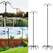 2PCS Holiday Styling String Light Pole Wedding Flower Basket Hanger Garden Hook 