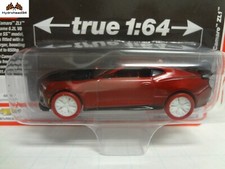 Auto World Ultra Red Chase 2019 Chevy Camaro ZL1 - AW64332 B - 1:64 Scale chs